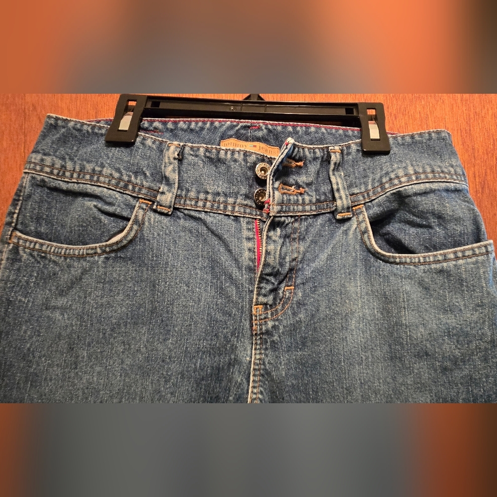 Tommy Jeans Blue Boot Cut Jeans Sz8/10 - Picture 4 of 9